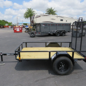 2026 Delco Trailers 5X8 Utility Trailer W/ Ramp Gate