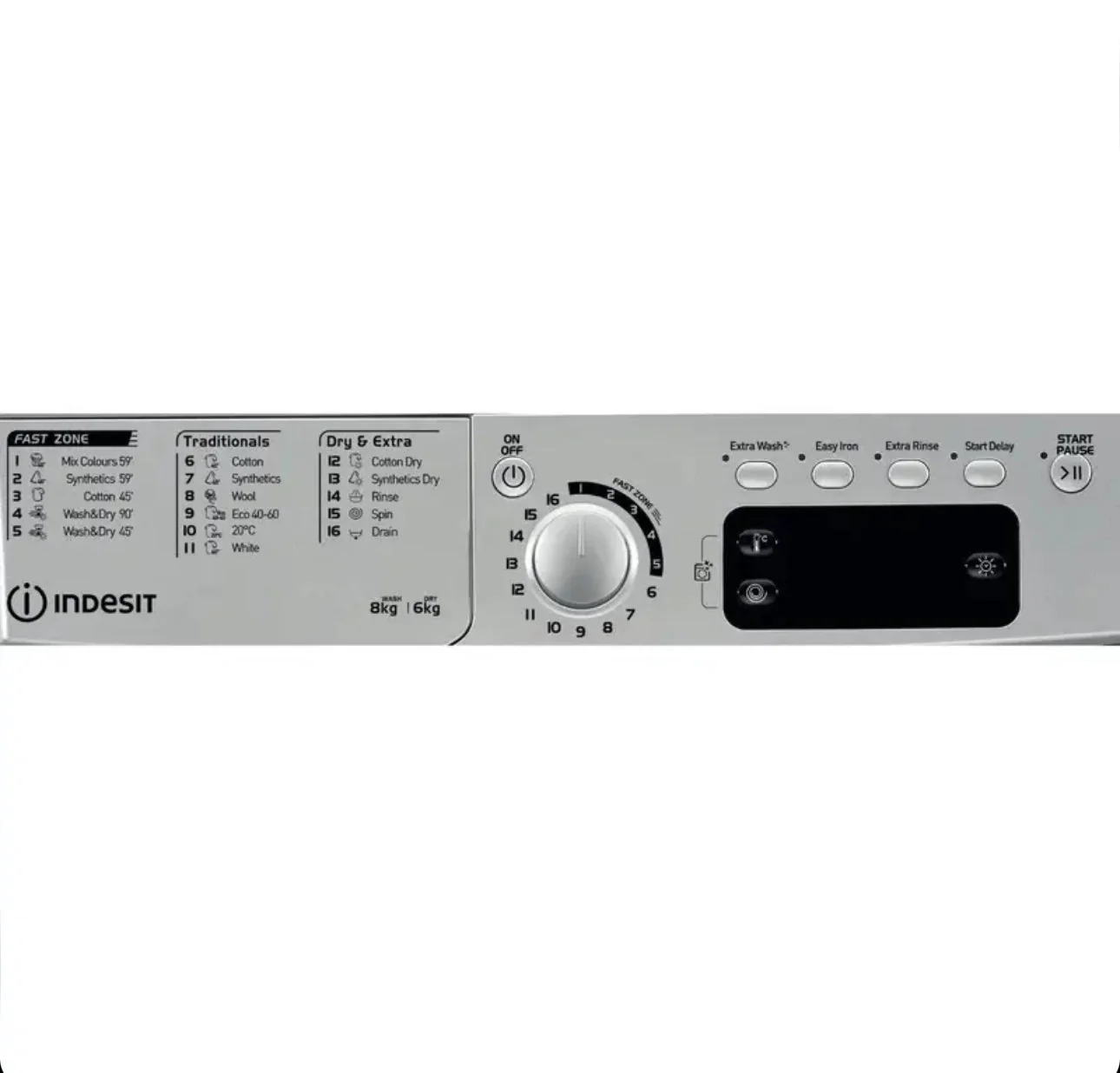 Indesit 8/6kg Washer Dryer cut861483suk - Image 6