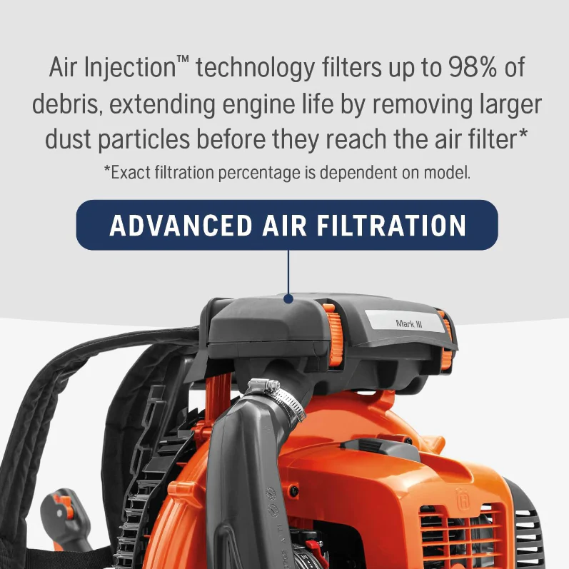 Husqvarna 580BTS Gas Backpack Leaf Blower – 75.6cc, 1000 CFM, 220 MPH - Image 7
