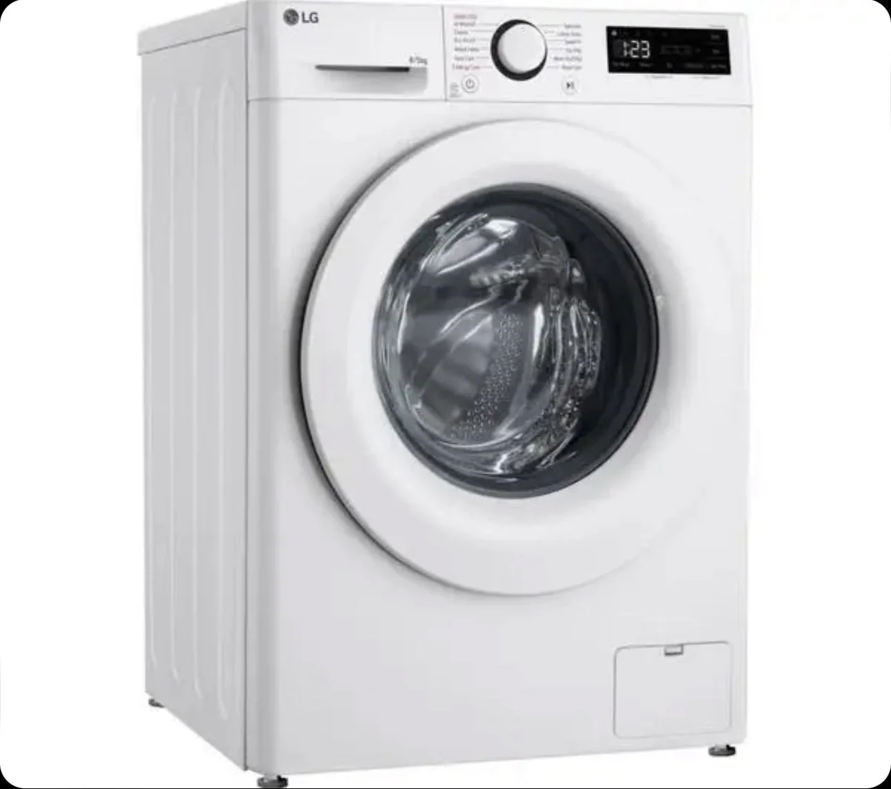 LG AI Direct Drive FCU385WWTL 8 kg Washer Dryer - Image 9